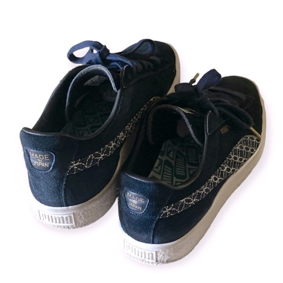 Puma Suede Vintage Sneaker Shashiko Mij Intense Blue 21-FA-I Men 9 Celeb Style - Picture 2 of 13
